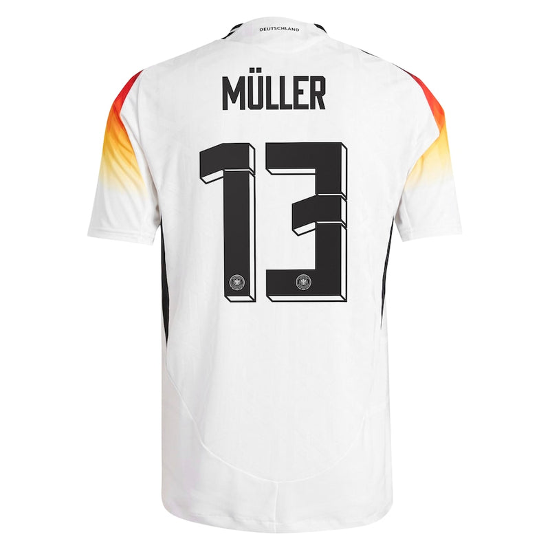 Thomas Muller Germany National Team adidas 2024 Home Authentic Jersey - White