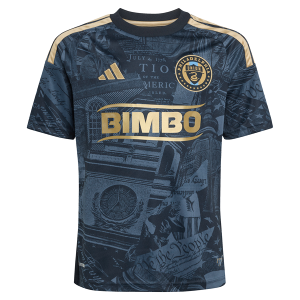 Official-Adidas Philadelphia Union Youth 2026 1776 Kit Replica Custom Jersey Navy
