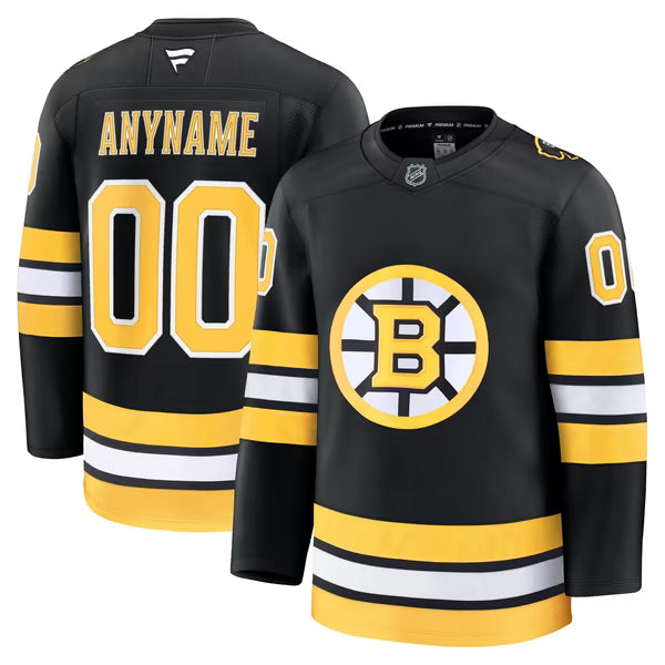 Teams Fans Shop Boston Bruins Fanatics Home Premium Custom Jersey Black