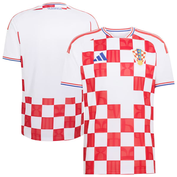 Croatia National Team Official-Adidas 2027 Home Replica Jersey - White