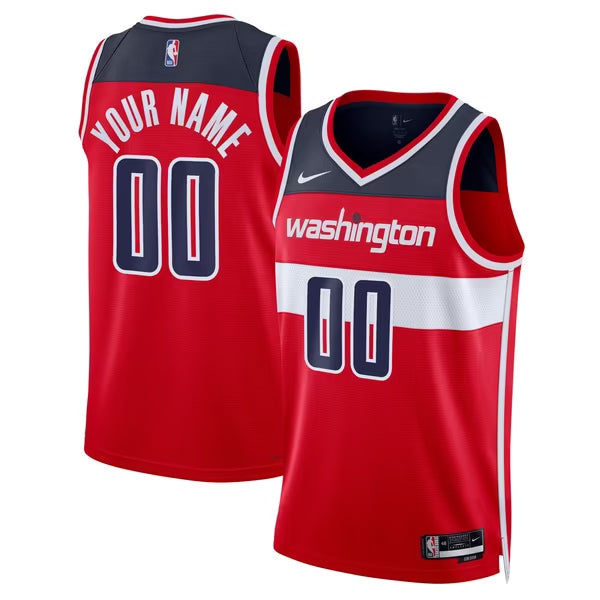 Teams Fans Shop Nike Unisex Washington Wizards Icon Jersey Red