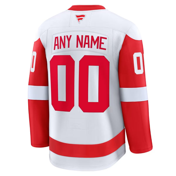 Teams Fans Shop Detroit Red Wings Fanatics Away Premium Custom Jersey