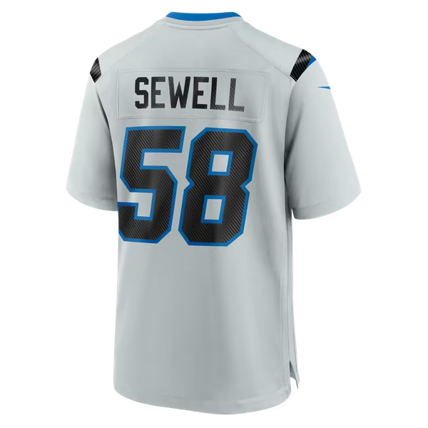 Penei Sewell Detroit Lions Official-Nike 2026 Rivalries Collection Game Jersey - Silver