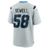 Penei Sewell Detroit Lions Official-Nike 2026 Rivalries Collection Game Jersey - Silver