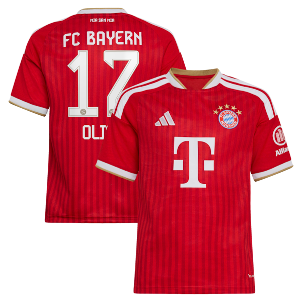 Official-Adidas Michael Olise Bayern Munich 2026/27 Home Replica Youth Jersey Red