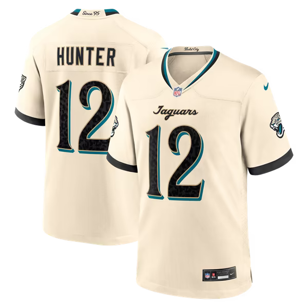 Travis Hunter Jacksonville Jaguars Official-Nike 2026 Rivalries Collection Game Jersey - Natural