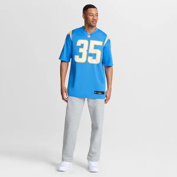 Amar Johnson Los Angeles Chargers Official-Nike Team Game Jersey - Powder Blue