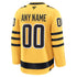 Teams Fans Shop Fanatics Pittsburgh Penguins Alternate Premium Custom Jersey - Gold