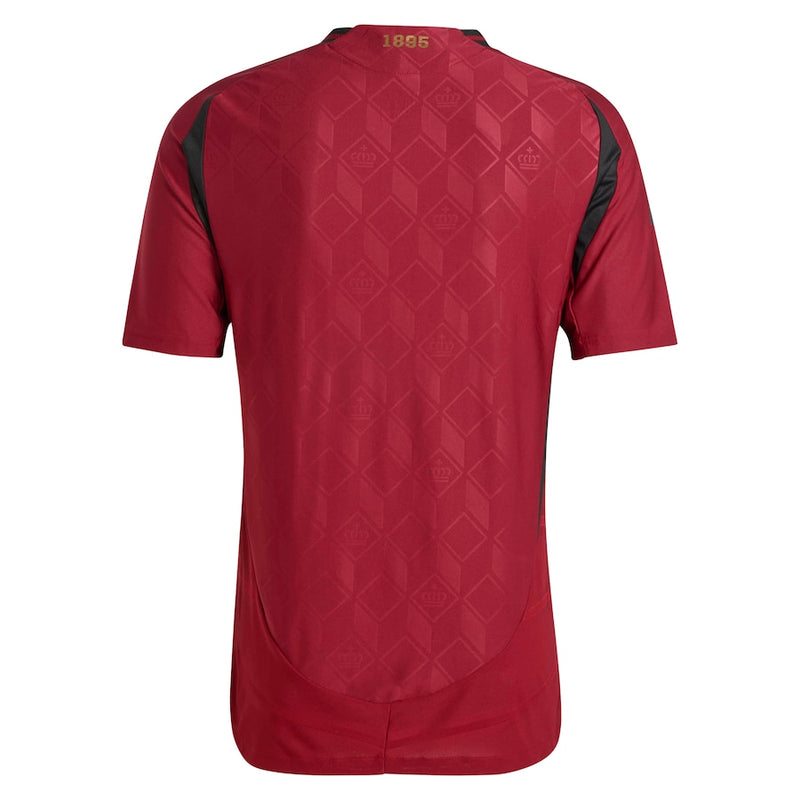 Belgium National Team adidas 2024 Home Authentic Jersey - Burgundy