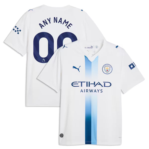 Manchester City Official-Puma 2026/27 Third Replica Custom Jersey - White