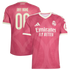 Real Madrid Official-Adidas 2026/27 Third Replica Custom Jersey - Pink