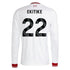 Hugo Ekitike Liverpool Official-Adidas 2026/27 Away Replica Long Sleeve Jersey - White