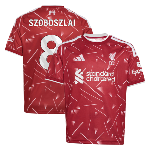Official-Adidas Dominik Szoboszlai Liverpool 2026/27 Home Replica Youth Jersey Red