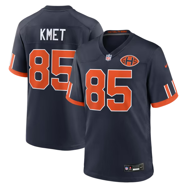 Cole Kmet Chicago Bears Official-Nike 2026 Rivalries Collection Game Jersey - Navy