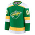 Teams Fans Shop Fanatics Minnesota Wild Alternate Premium Custom Jersey - Green