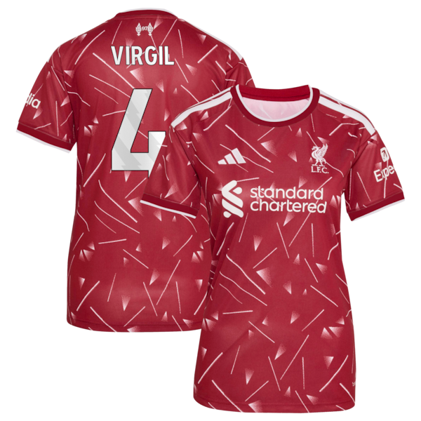 Official-Adidas Virgil Van Dijk Liverpool 2026/27 Home Replica Jersey Red