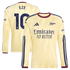 Eberechi Eze Arsenal Official-Adidas 2026/27 Third Replica Long Sleeve Jersey - Yellow