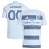 Official-Adidas Sporting Kansas City 2025 One KC Replica Custom Jersey Light Blue