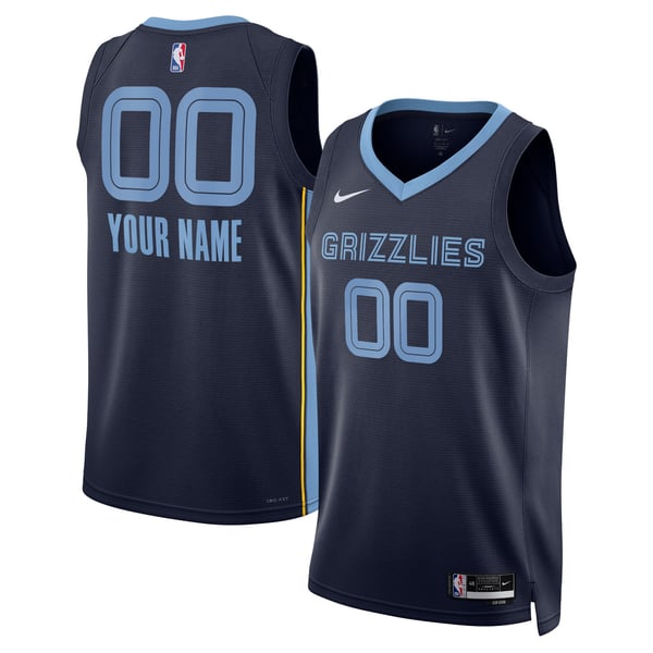 Teams Fans Shop Nike Unisex Memphis Grizzlies Icon Swingman Jersey Navy