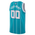 Teams Fans Shop Unisex Charlotte Hornets Jordan Icon Swingman Jersey Teal