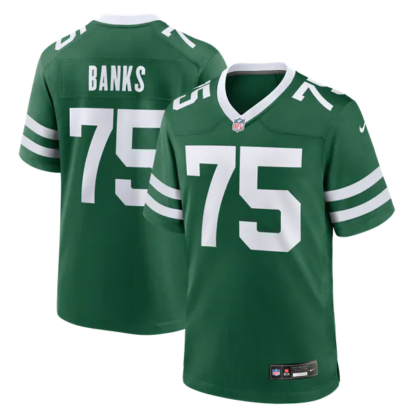 Brant Banks New York Jets Official-Nike Team Game Jersey - Legacy Green