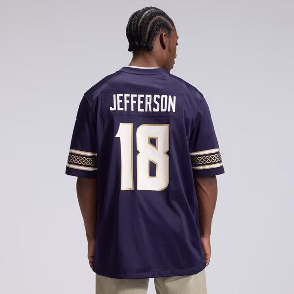 Justin Jefferson Minnesota Vikings Official-Nike 2026 Rivalries Collection Game Jersey - Purple