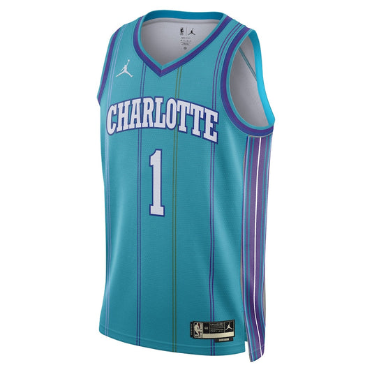 LaMelo Ball Charlotte Hornets Team Unisex 2023/24 Swingman  Jersey - Classic Edition - Teal