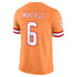 Baker Mayfield Tampa Bay Buccaneers Official-Nike Alternate Vapor F.U.S.E. Stitched Limited Jersey - Creamsicle