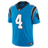 Tetairoa McMillan Carolina Panthers Official-Nike Alternate Vapor F.U.S.E. Stitched Limited Jersey - Blue