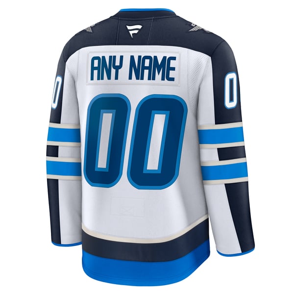 Teams Fans Shop Winnipeg Jets Fanatics Away Premium Custom Jersey White