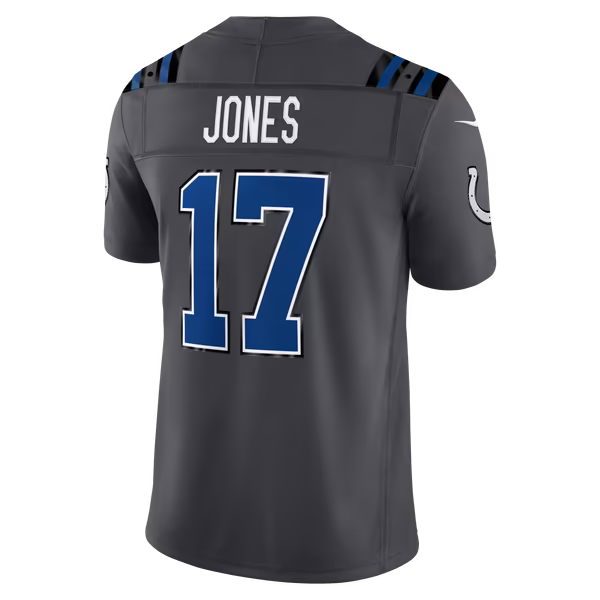 Daniel Jones Indianapolis Colts Official-Nike 2026 Rivalries Collection Stitched Limited Jersey - Anthracite