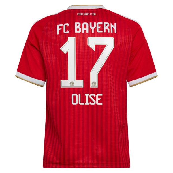 Official-Adidas Michael Olise Bayern Munich 2026/27 Home Replica Youth Jersey Red