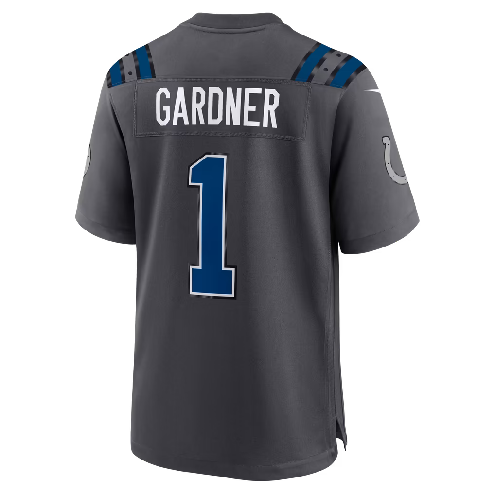 Ahmad Sauce Gardner Indianapolis Colts Official-Nike 2026 Rivalries Collection Game Jersey - Anthracite