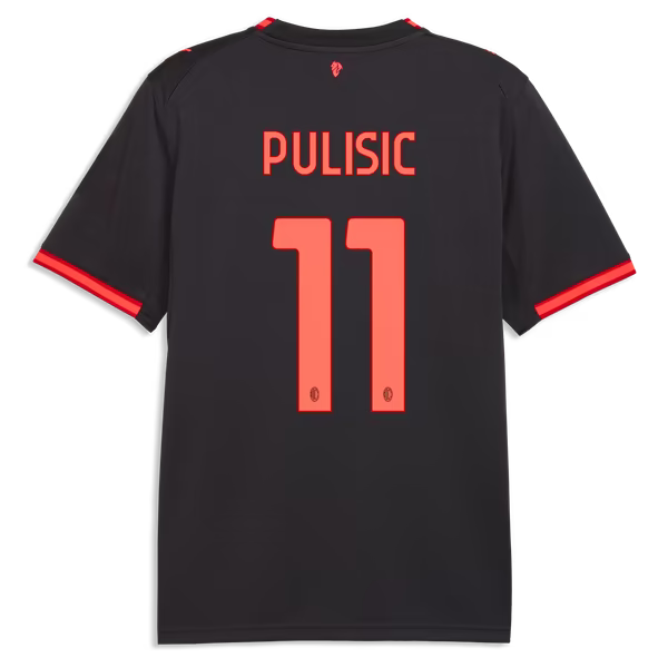 Christian Pulisic AC Milan Official-Puma 2026/27 Third Replica Jersey - Gray