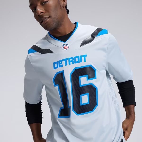 Jared Goff Detroit Lions Official-Nike 2026 Rivalries Collection Game Jersey - Silver
