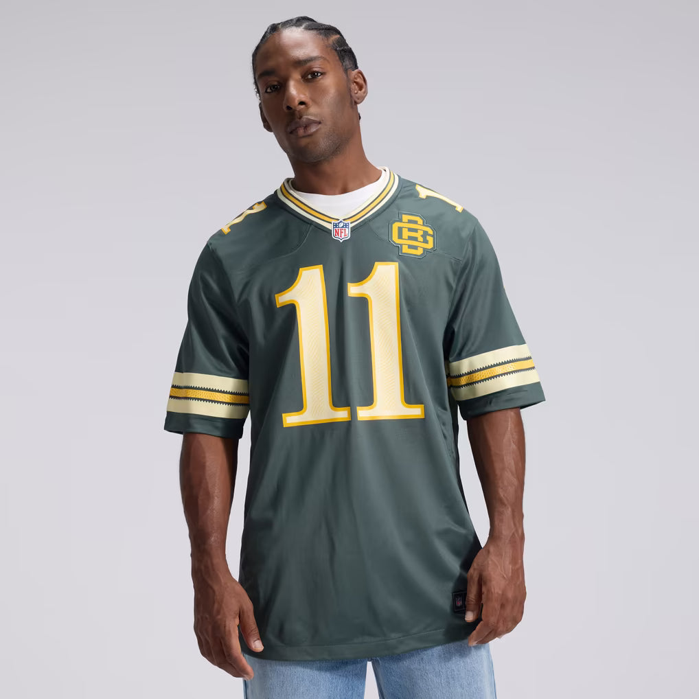 Jayden Reed Green Bay Packers Official-Nike 2026 Rivalries Collection Game Jersey - Green