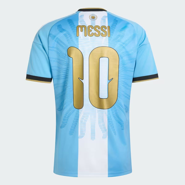 Lionel Messi Argentina National Team Official-Adidas AFA x Messi Replica Jersey - Light Blue