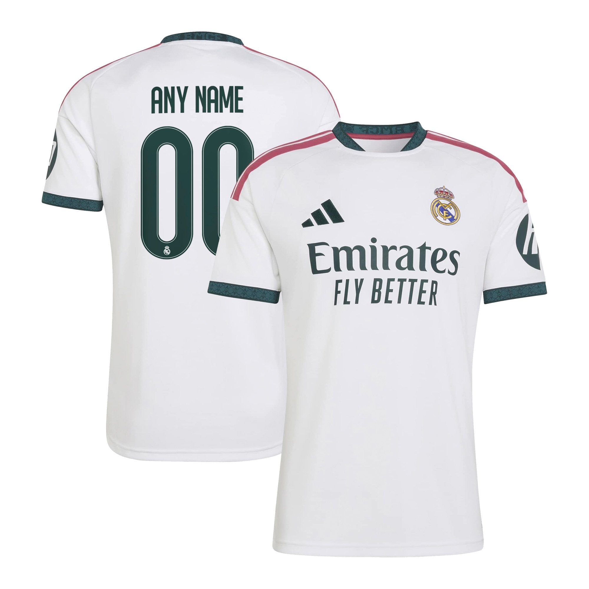 Real Madrid Official-Adidas 2026/27 Away Replica Custom Jersey - Green