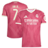 Vini Jr. Real Madrid Official-Adidas 2026/27 Third Replica Jersey - Pink