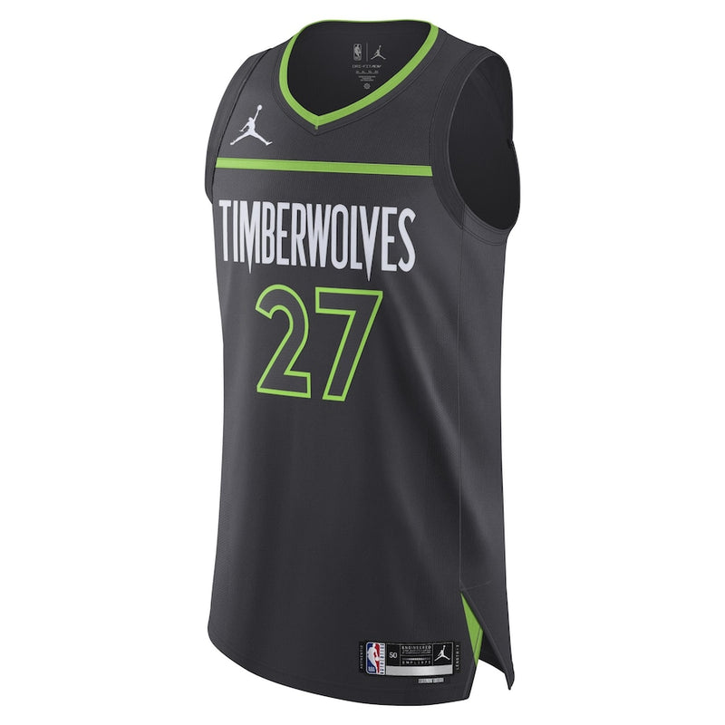 Rudy Gobert Minnesota Timberwolves Jordan Brand Authentic Player Jersey - Statement Edition - Anthracite