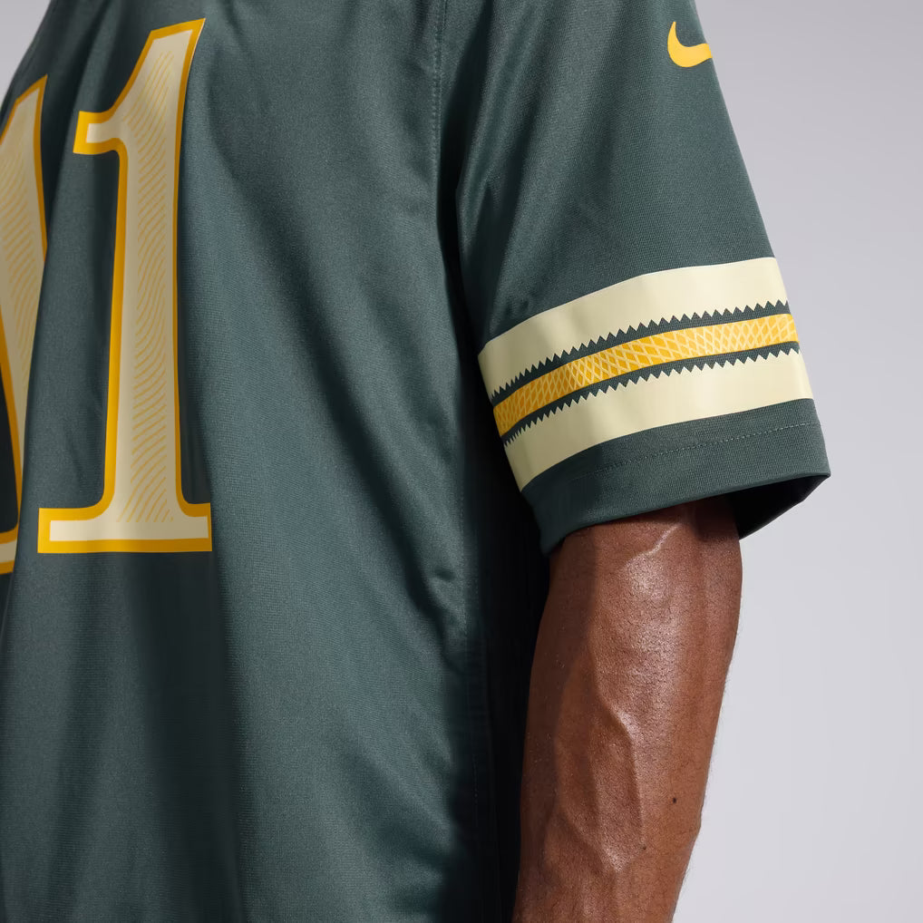 Jayden Reed Green Bay Packers Official-Nike 2026 Rivalries Collection Game Jersey - Green