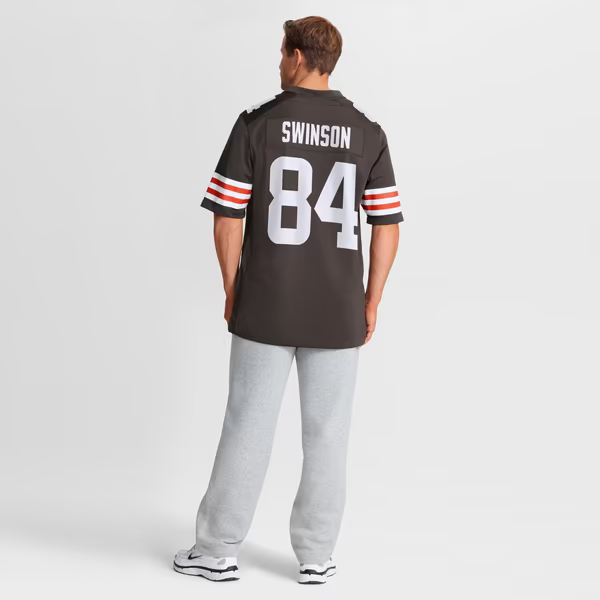 Messiah Swinson Cleveland Browns Official-Nike Team Game Jersey - Brown
