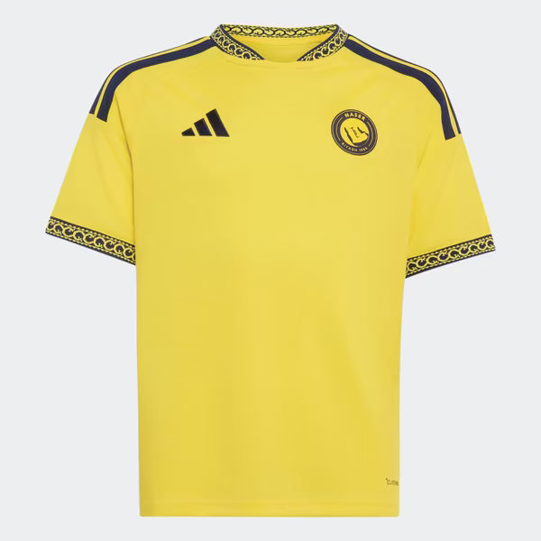 Cristiano Ronaldo Al-Nassr FC Official-Adidas Youth 2026/27 Home Replica Jersey - Yellow