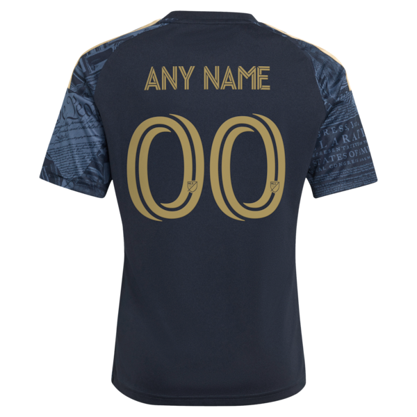 Official-Adidas Philadelphia Union Youth 2026 1776 Kit Replica Custom Jersey Navy