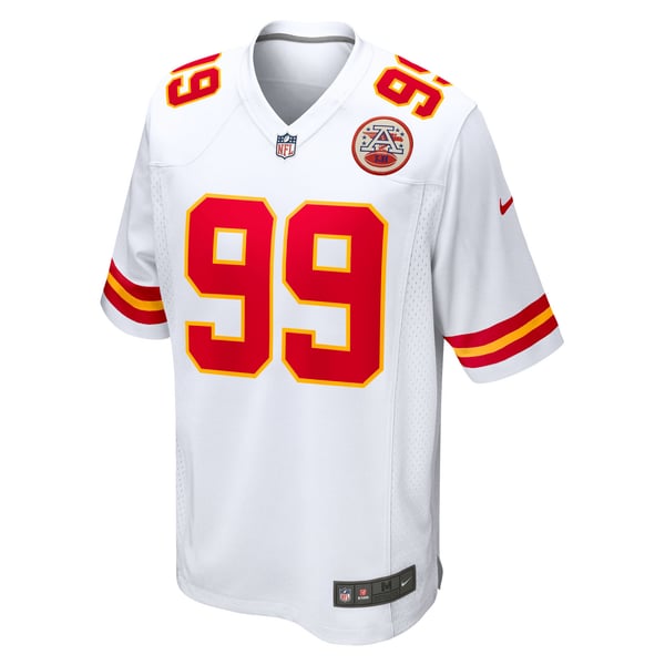 Peter Woods Kansas City Chiefs Official-Nike Game Jersey - White