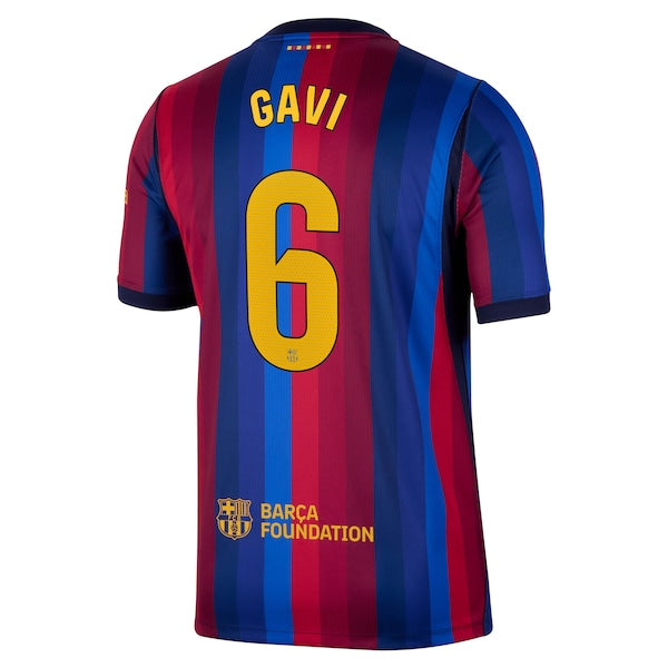 Official-nike Gavi Barcelona 2026/27 Home Stadium Replica Jersey Red