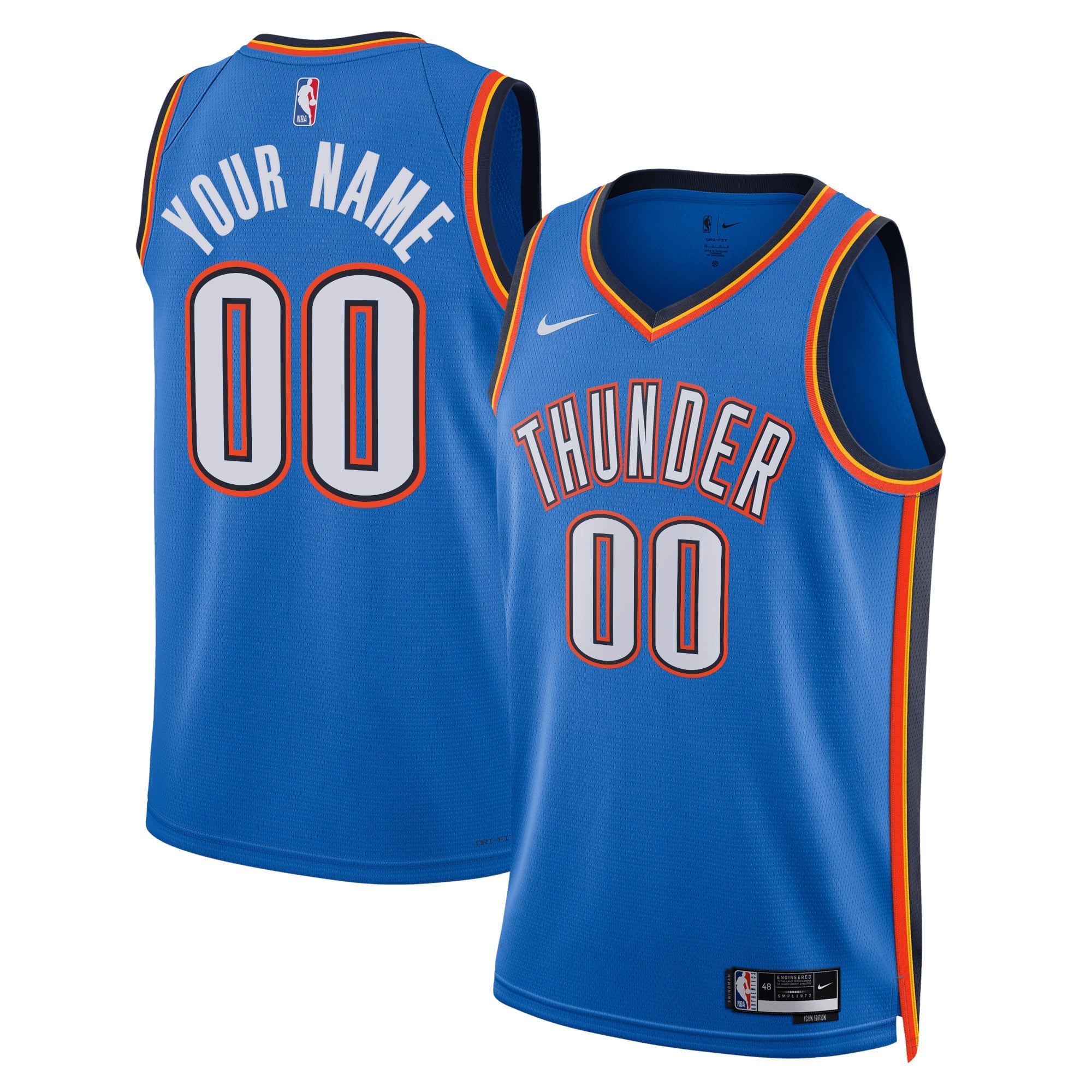 Teams Fans Shop Nike Unisex Oklahoma City Thunder Icon Jersey
