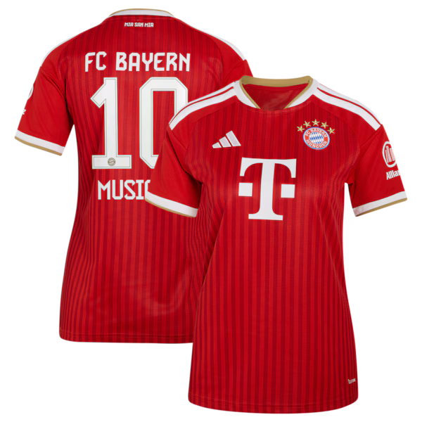 Official-Adidas Jamal Musiala Bayern Munich 2026/27 Home Replica Jersey Red