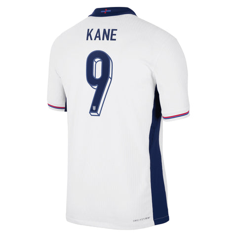 England Nike Dri Fit Adv Home Match Shirt 2024 with Kane 9 printing Jersey - White