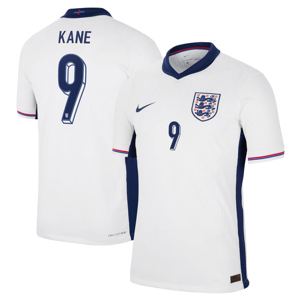 England Nike Dri Fit Adv Home Match Shirt 2024 with Kane 9 printing Jersey - White